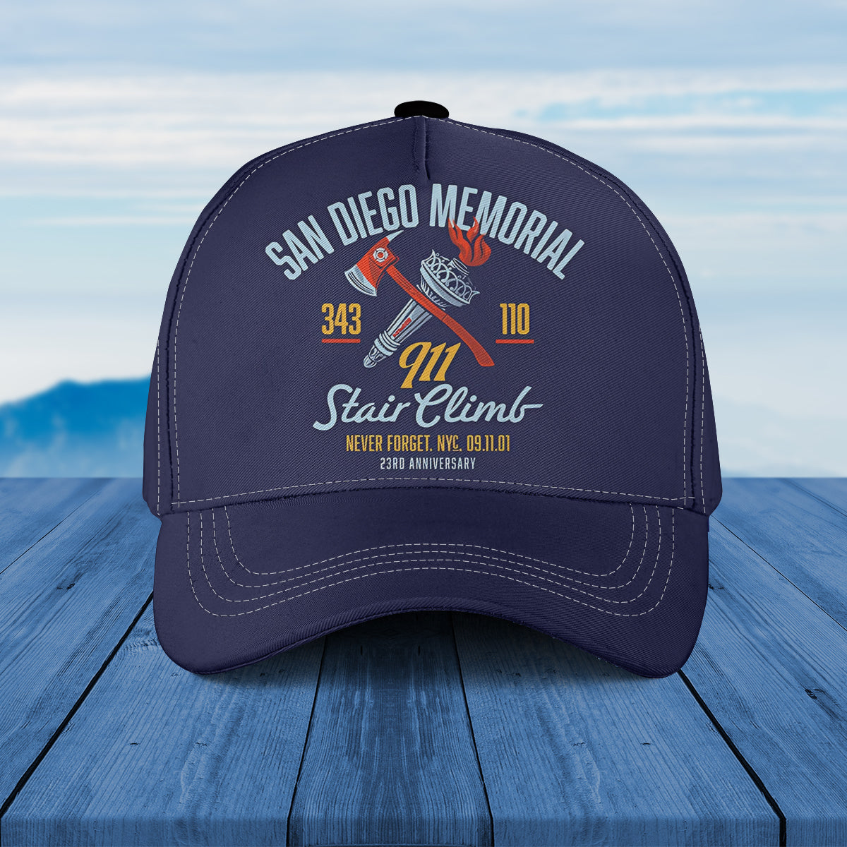 2024 San Diego 9/11 Memorial Stair Climb Baseball Cap