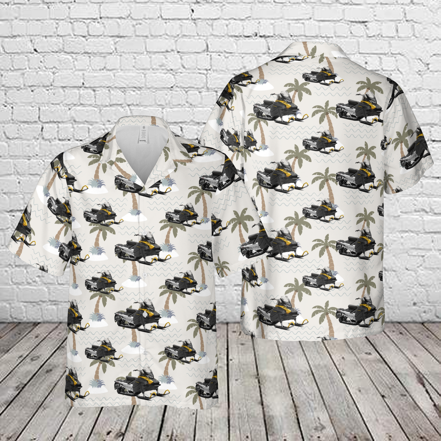 2024 Ski-Doo Tundra Sport Rotax 600 EFI Neo Yellow Hawaiian Shirt
