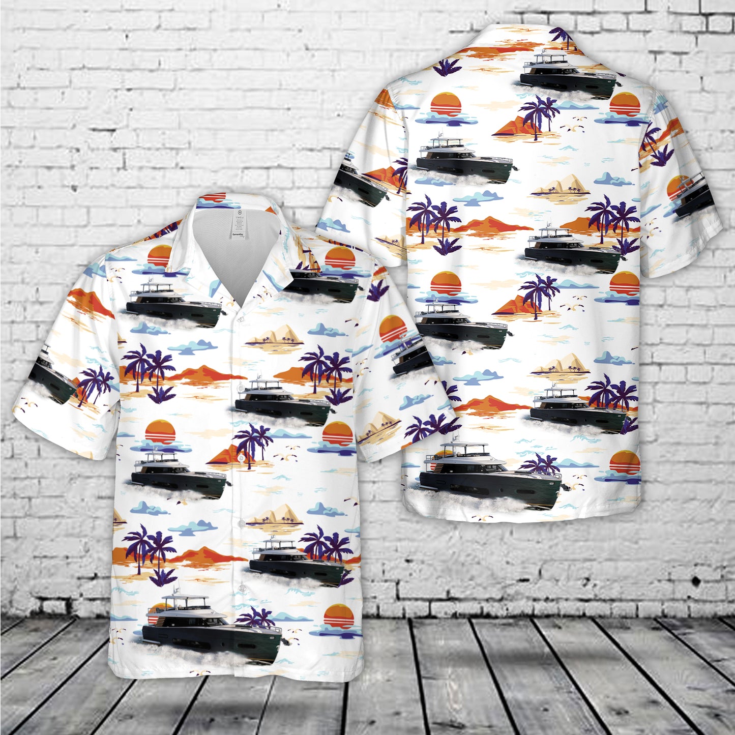 2025 Azimut Magellano 66 Hawaiian Shirt