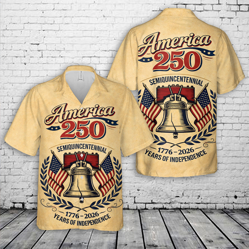 250 Years America 1776-2026 Hawaiian Shirt