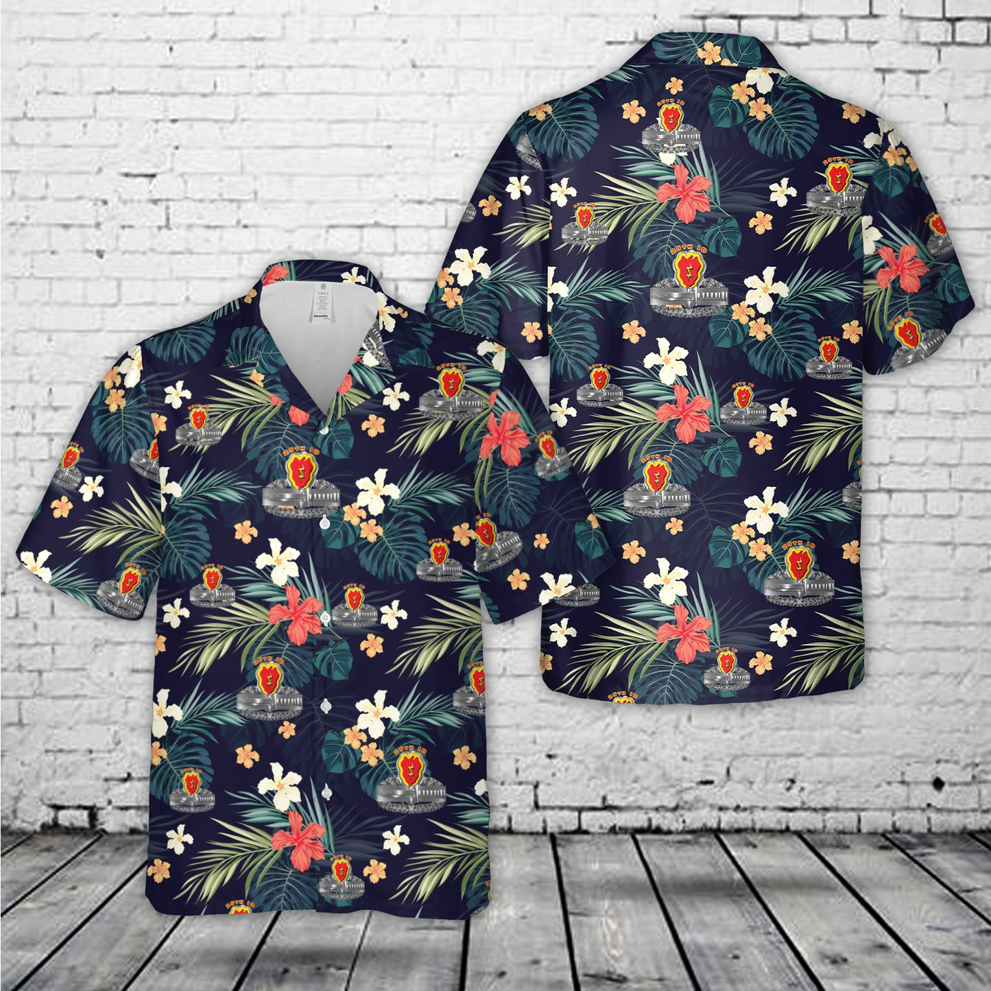 US Army 25th Infantry Division “Tropic Lightning Combat Action Badge” Hawaiian Shirt