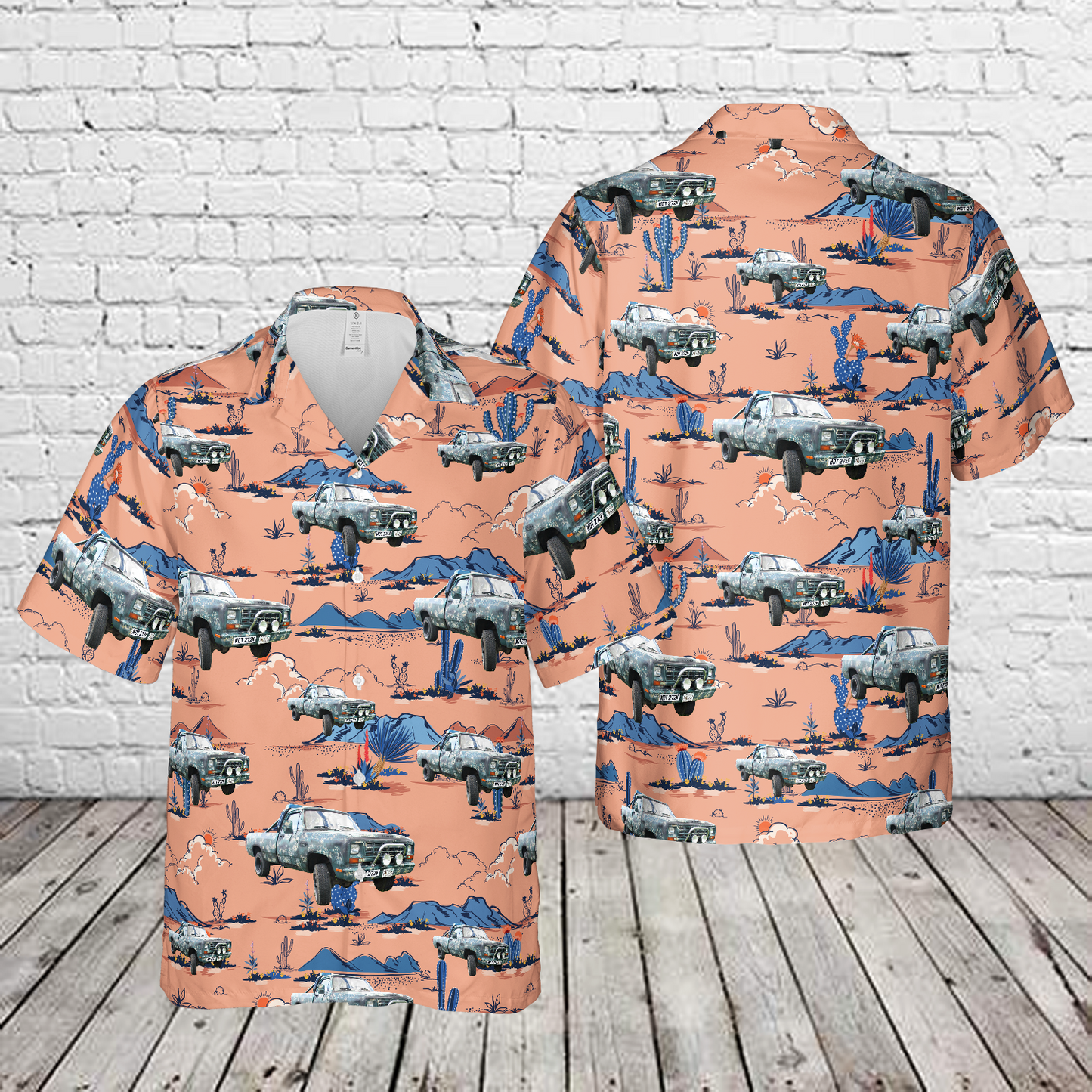 317 Dodge RAM (1st Gen) Power RAM Pickup Truck (1981) Hawaiian Shirt