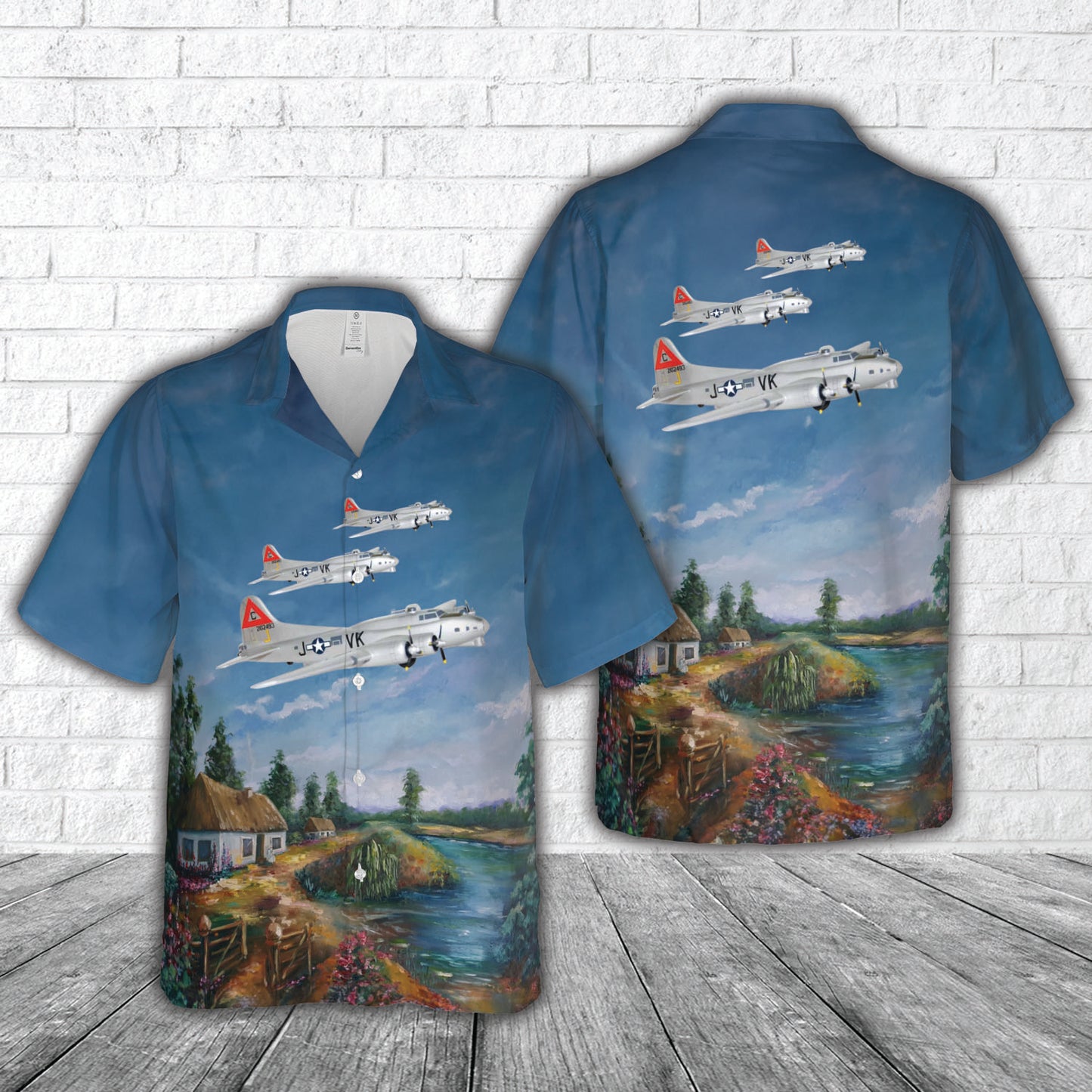 358th Bomb Squadron, 303rd Bomb Group ‘Princess Pat’ B-17G In WWII Hawaiian Shirt