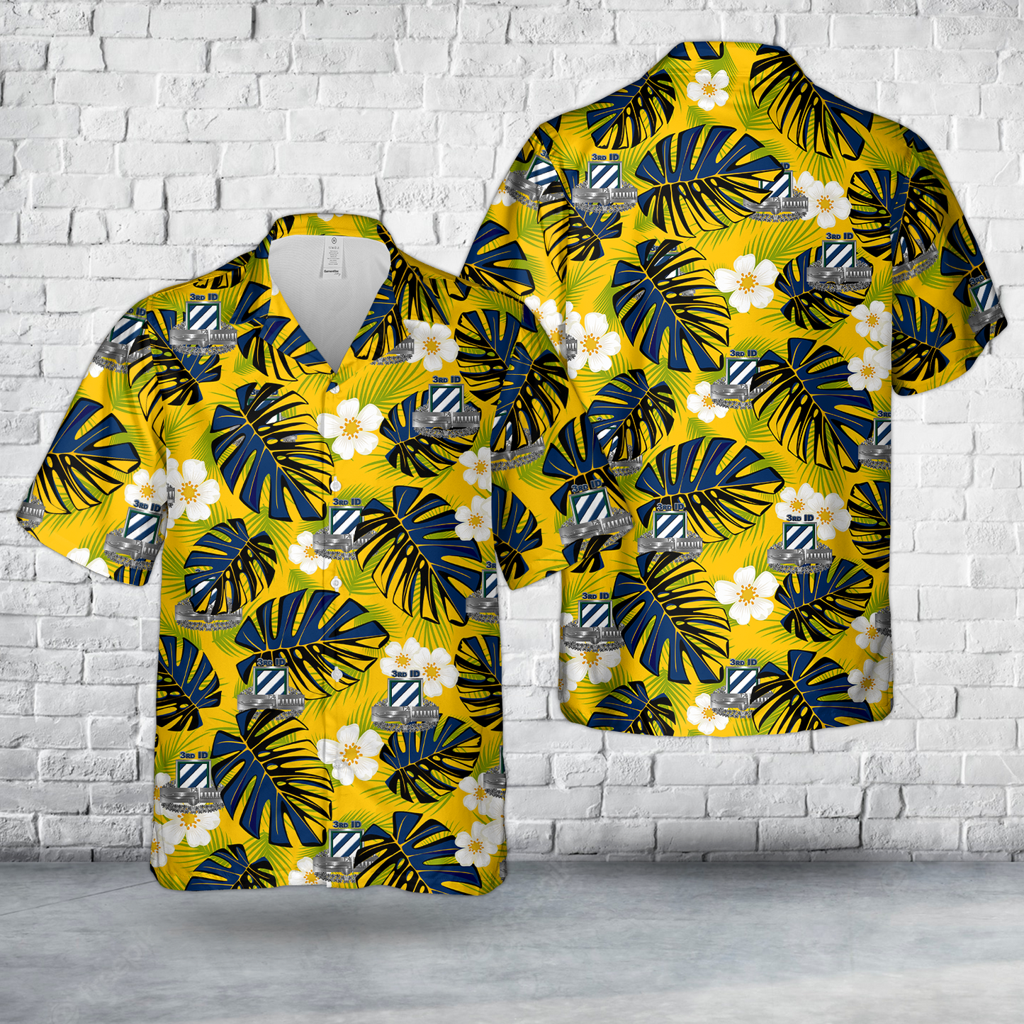 3rd Infantry Division “Combat Action Badge” Hawaiian Shirt