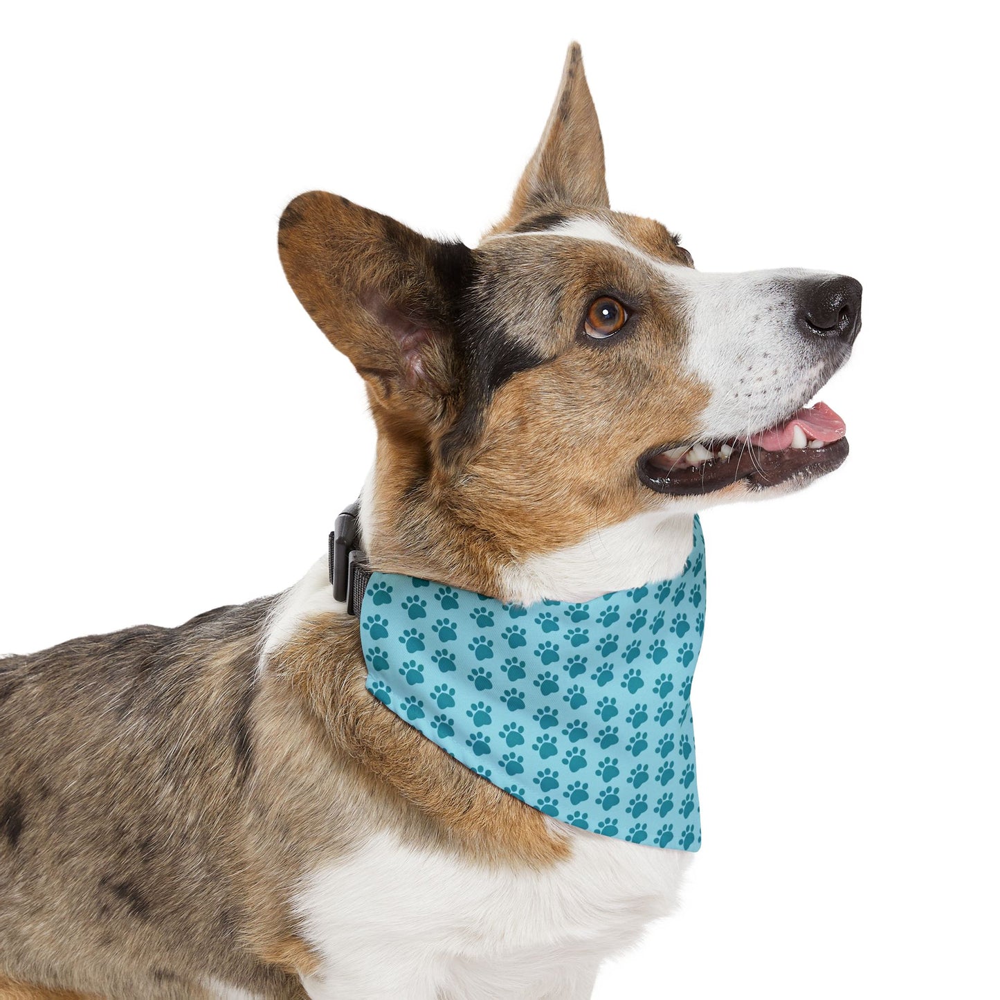 Paw Pattern Pet Bandana Collar