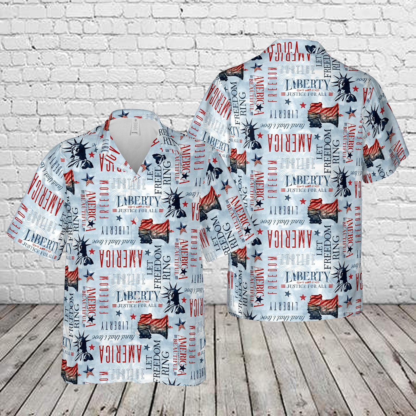 4th Of July Liberty Hawaiian Shirt
