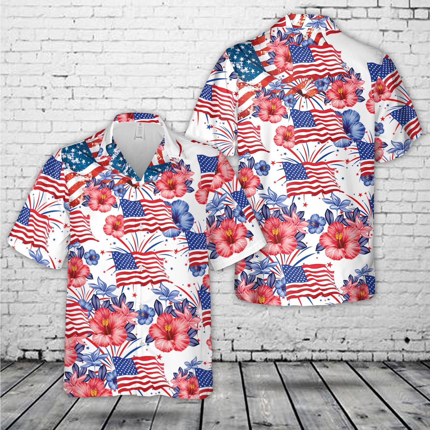 4th Of July USA Flag Hawaiian Shirt