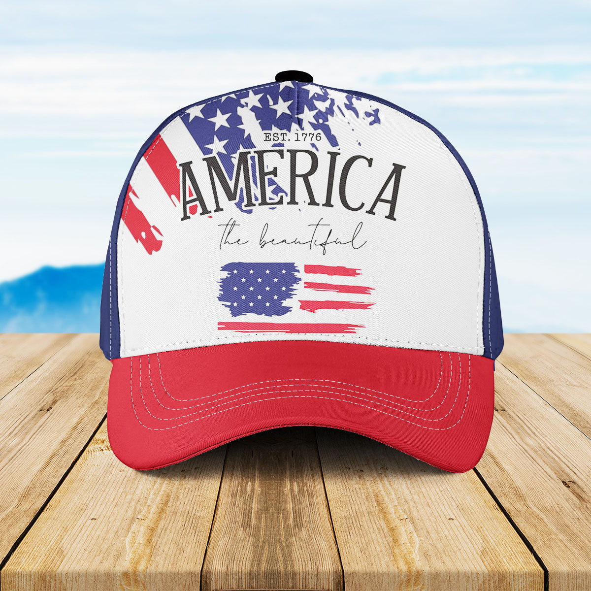 4th of July Patriotic Independence Day 3 Baseball Cap