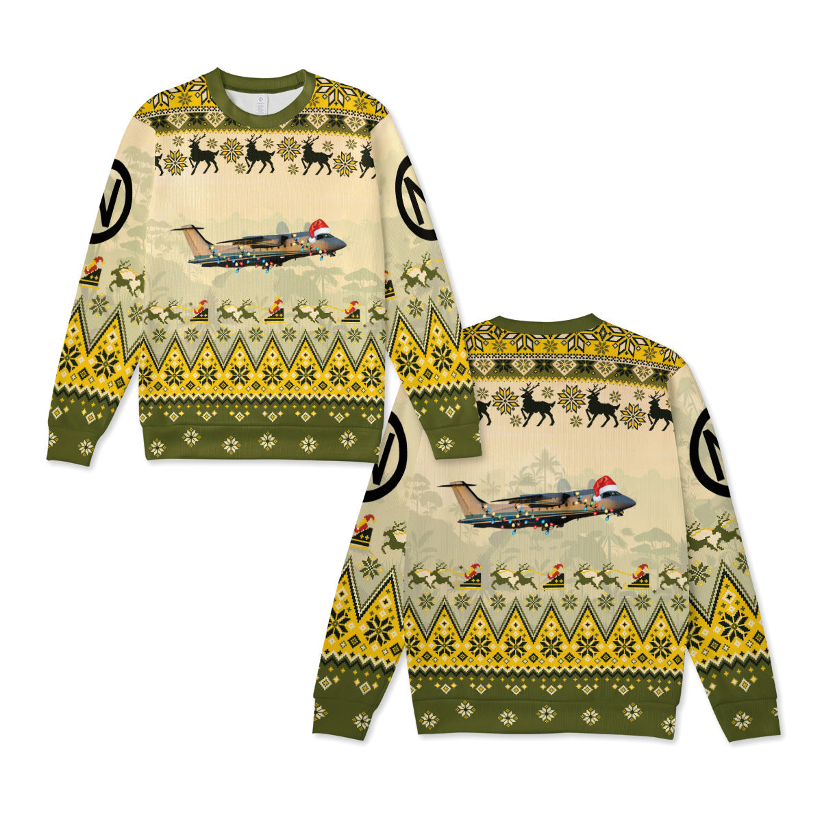 524 SOS Christmas Knitted Sweater