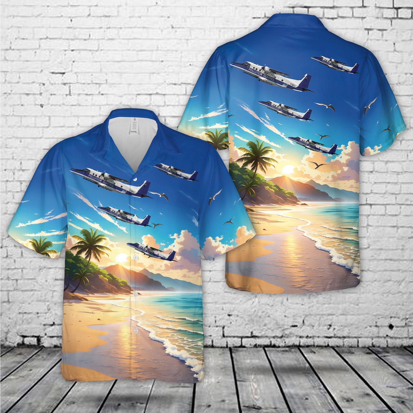 57+04 German Navy Dornier Do-228-212 CN 8214 Hawaiian Shirt