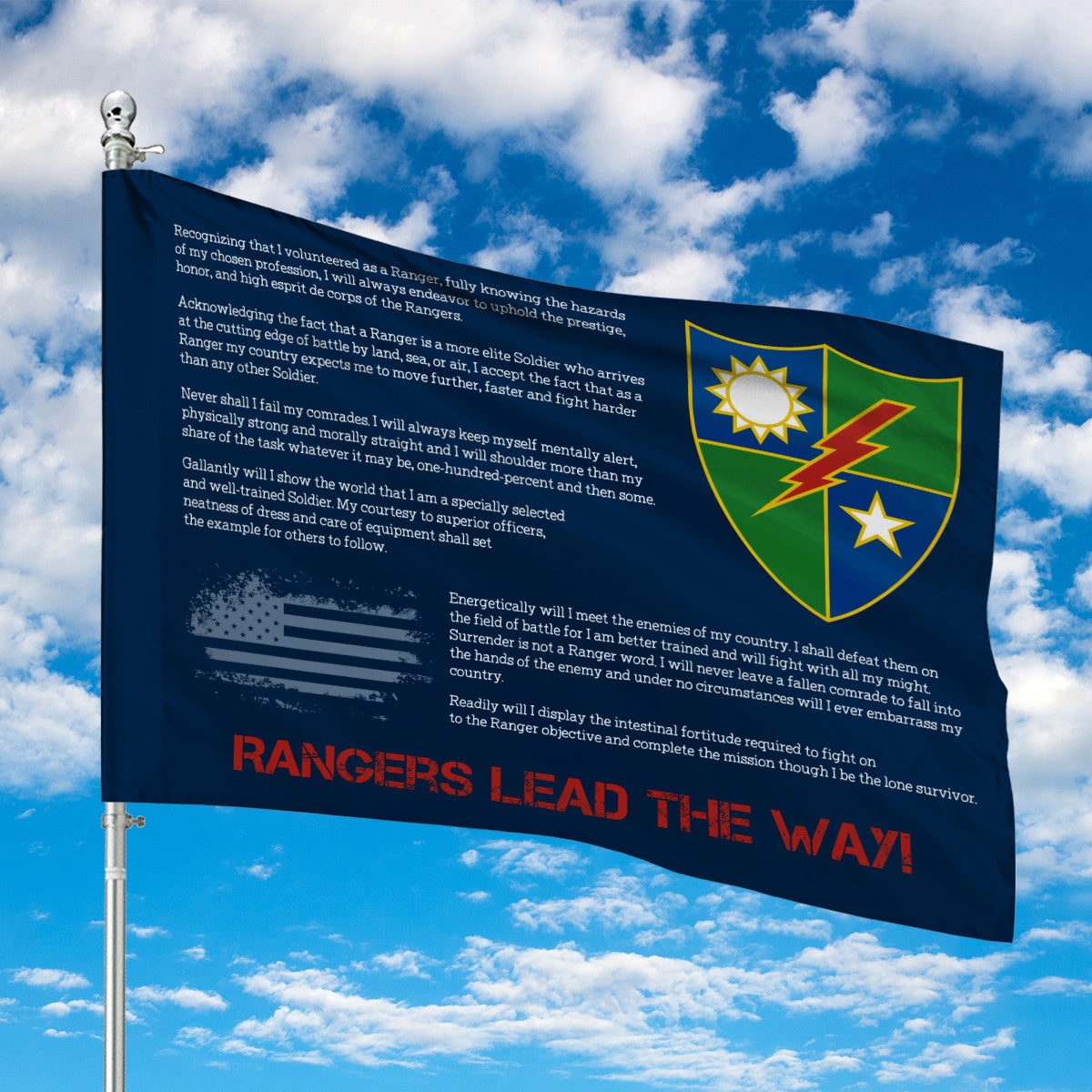 75th Ranger Regiment House Flag