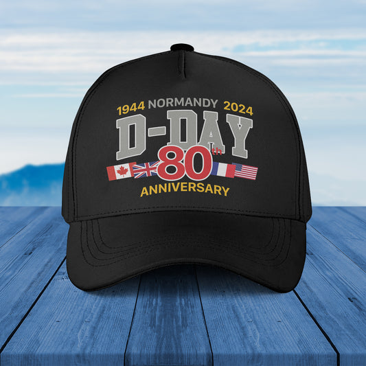 80th anniversary of D-Day Normandy Baseball Cap