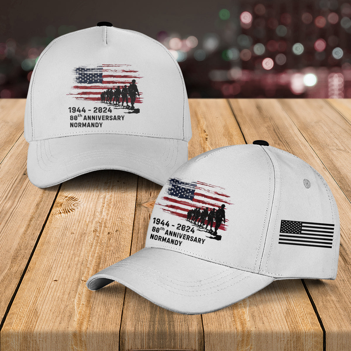 80th anniversary of D-Day, Normandy, 2024 Basseball Cap