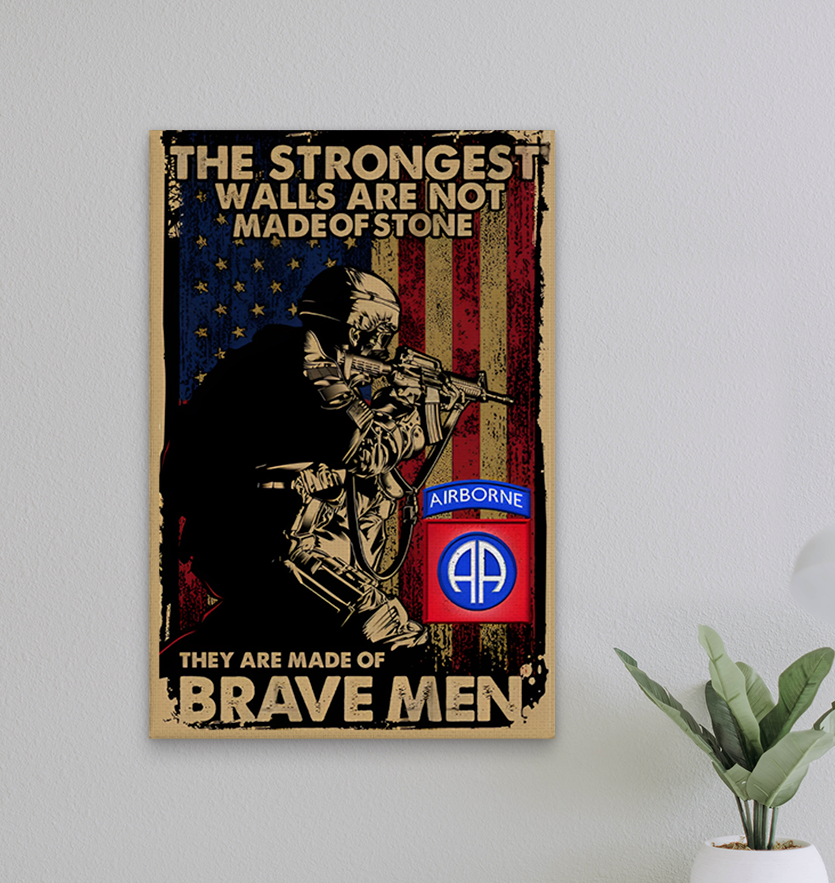 82nd Airborne Division-Men of Valor Vertical Canvas
