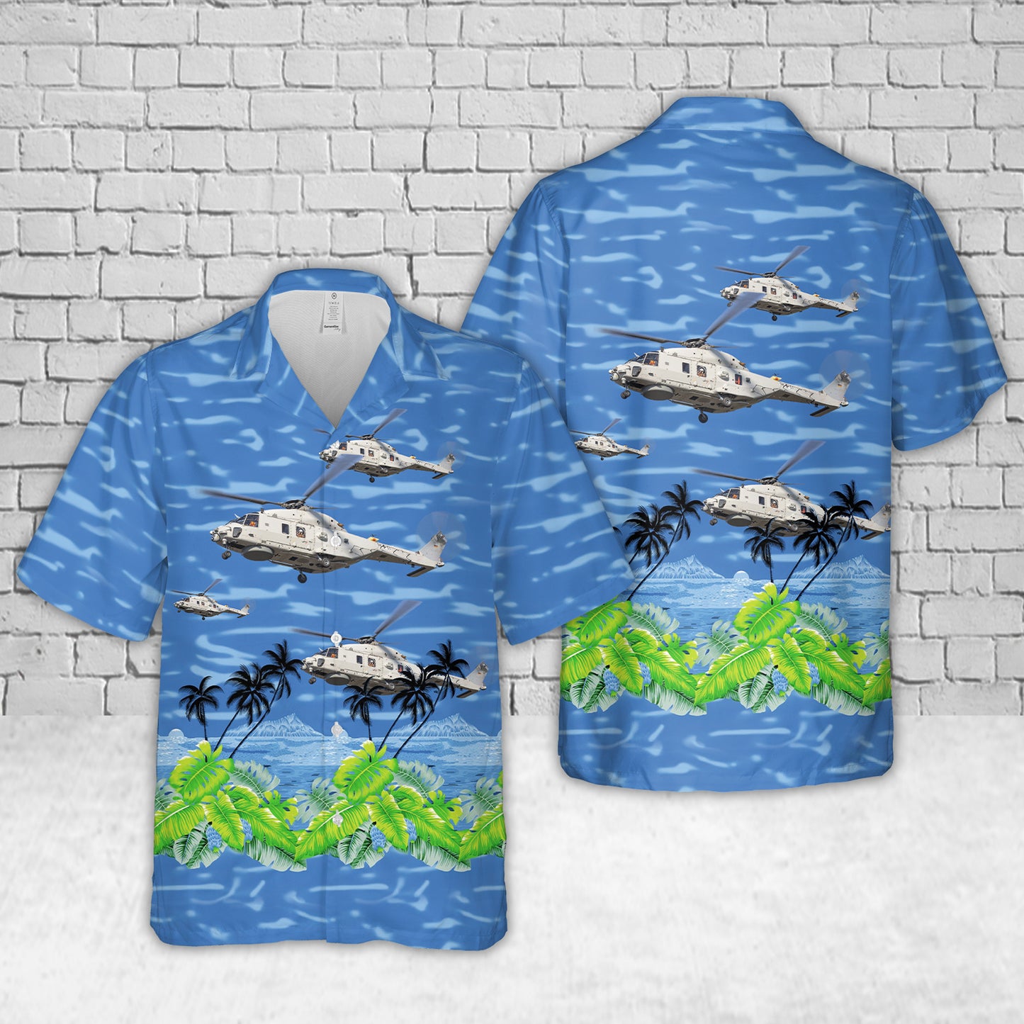 98+51, NH Industries NH-90NTH Sea Lion German Navy Hawaiian Shirt
