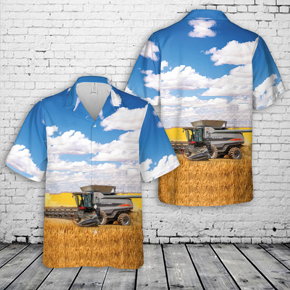 A85 Combine Harvesting Hawaiian Shirt