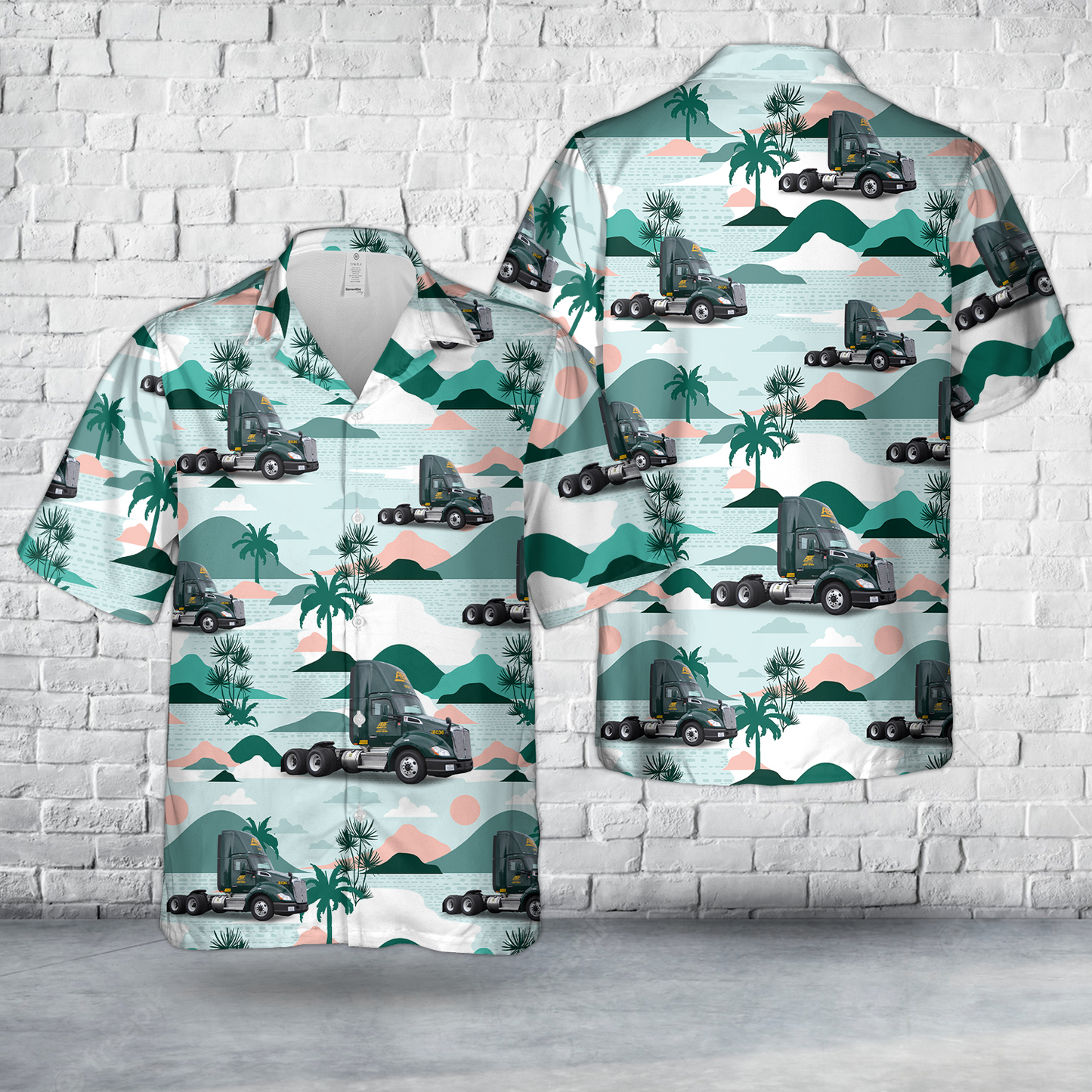 ABF Freight 2019 Kenworth T680 Hawaiian Shirt