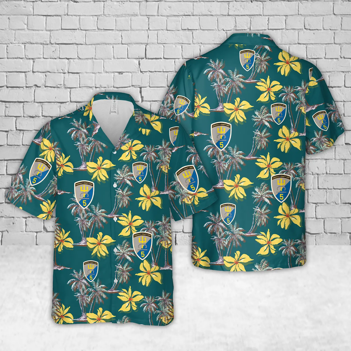 ACU 5 Assault Craft Unit Five (U.S. Navy) Hawaiian Shirt