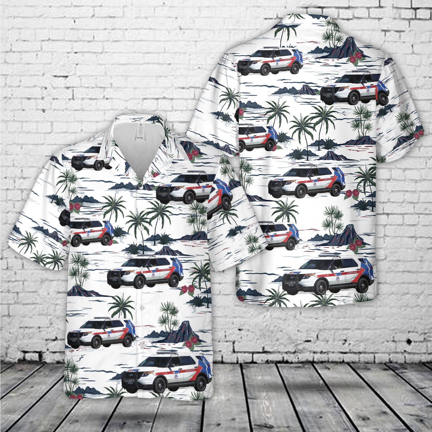 AMR Supervisor Ford Explorer 2015 Hawaiian Shirt