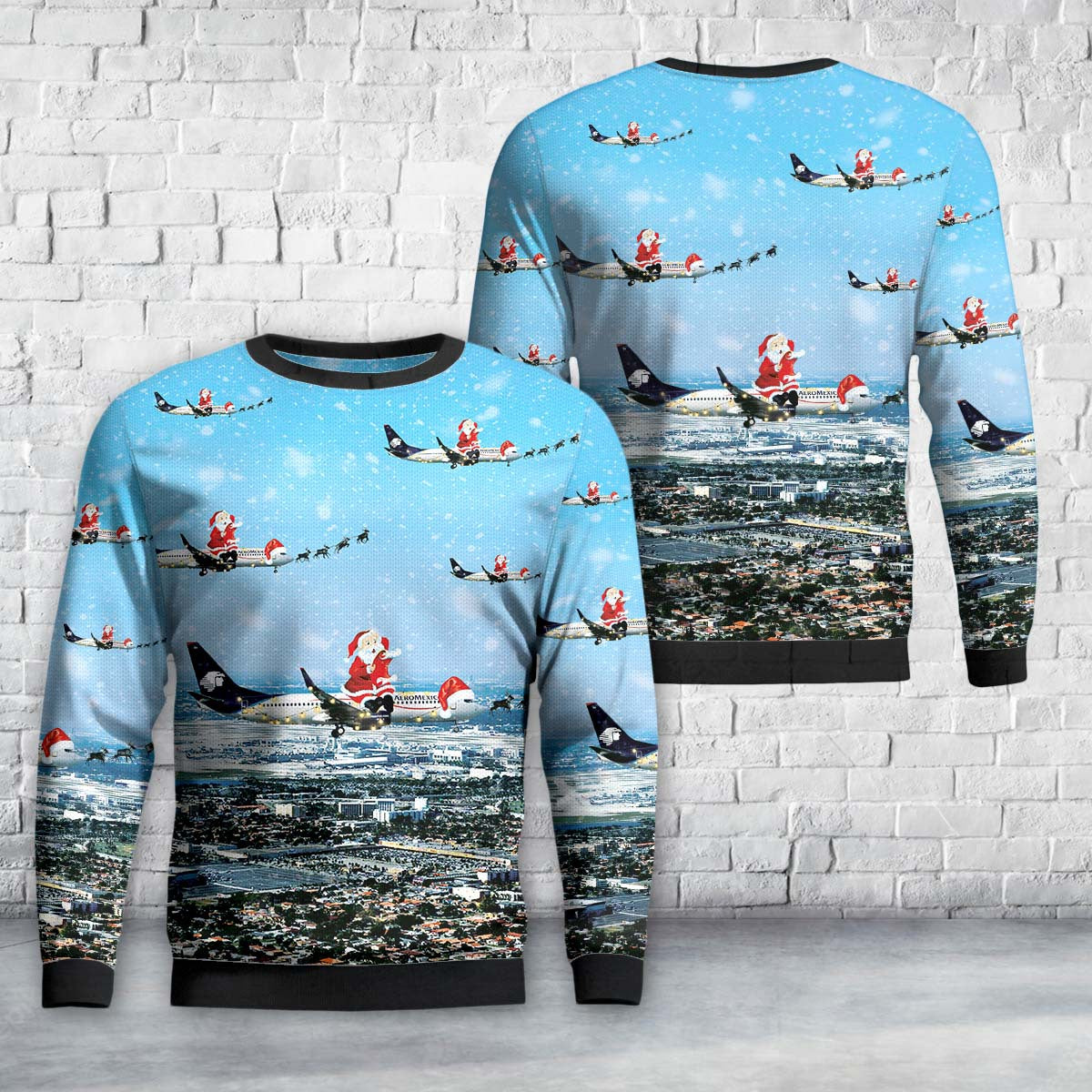 Aeromexico B737-800 (N861AM) Christmas Sweater