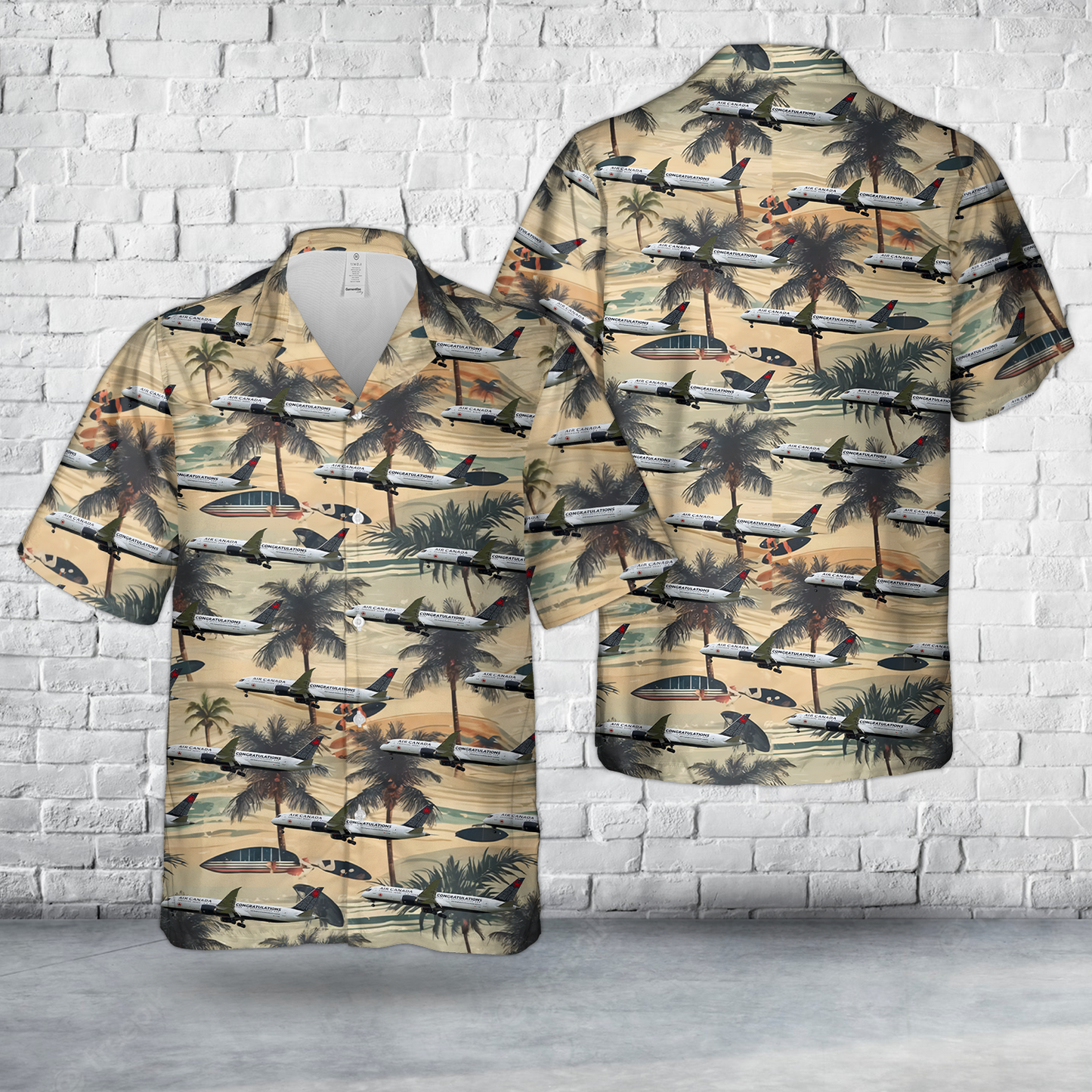 Air Canada (Congratulations Livery) 787-9 Hawaiian Shirt