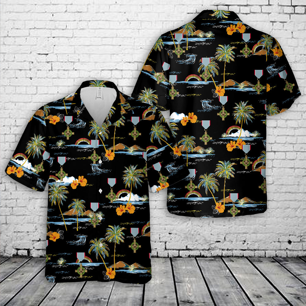 Air Force Cross Medal Hawaiian Shirt