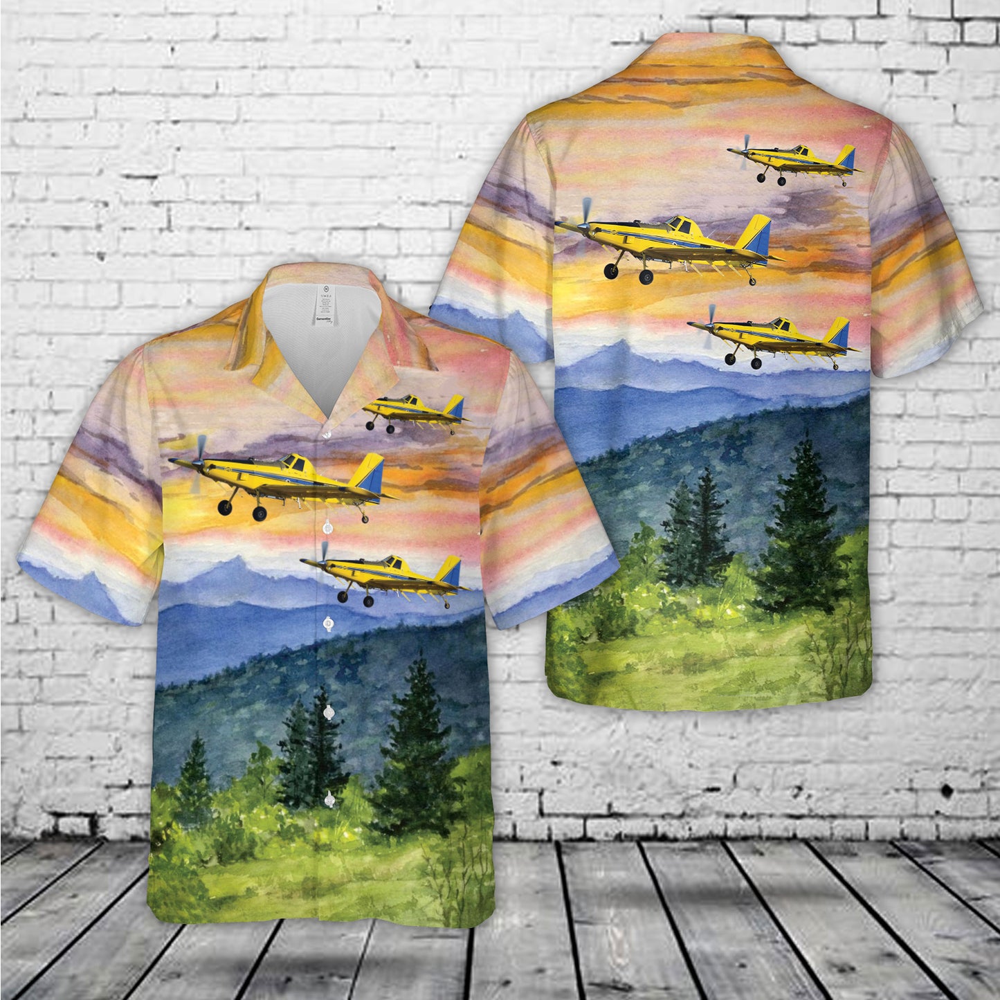 Air Tractor 502XP Hawaiian Shirt