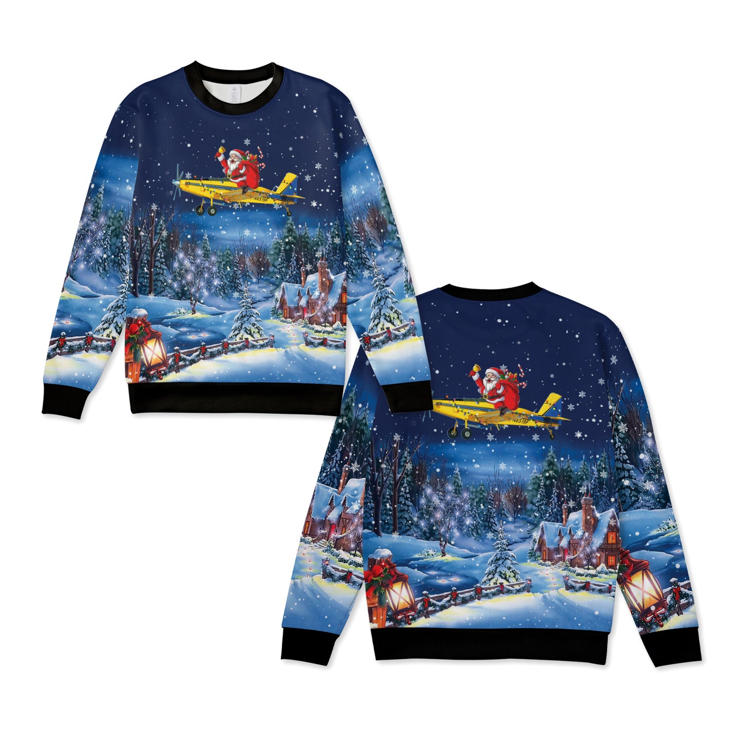Air Tractor AT-500 family Christmas Knitted Sweater