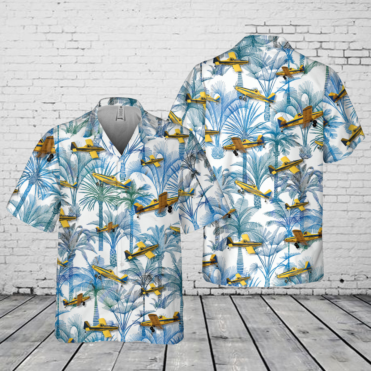 Air Tractor AT-500 family Pocket Hawaiian Shirt