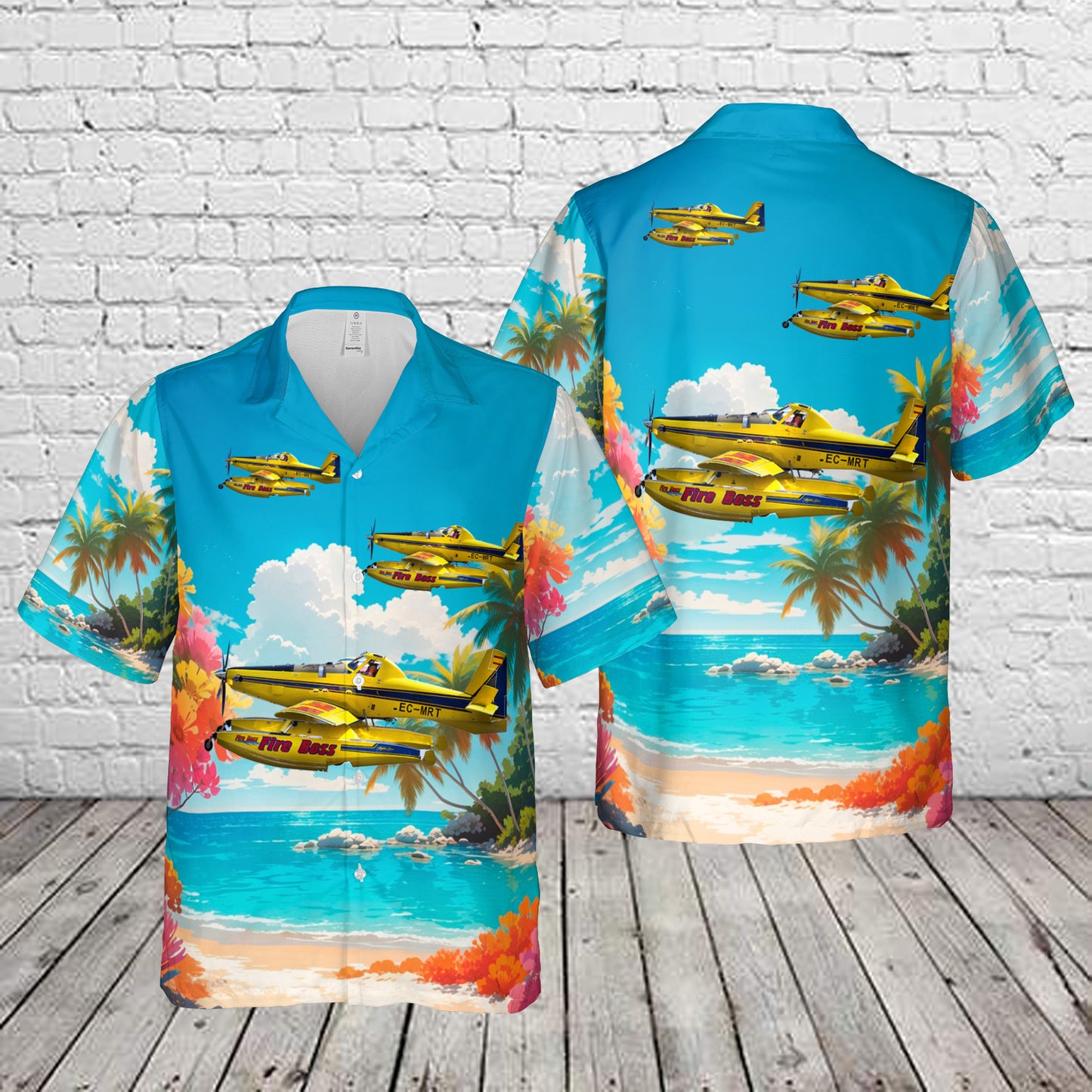 Air Tractor AT-802F Fire Boss (EC-MRT) Hawaiian Shirt