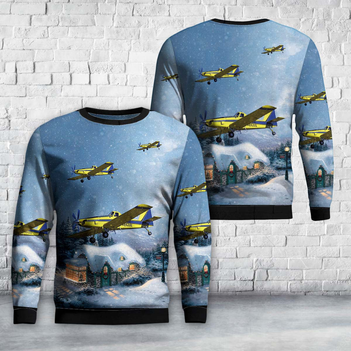 Air Tractor AT-802 AOP Christmas Sweater
