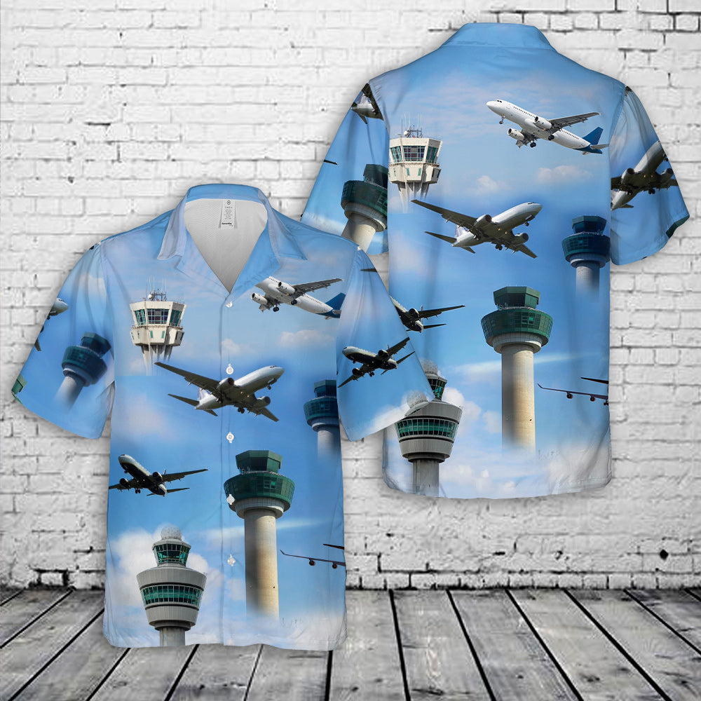 Air Traffic Controller Hawaiian Shirt