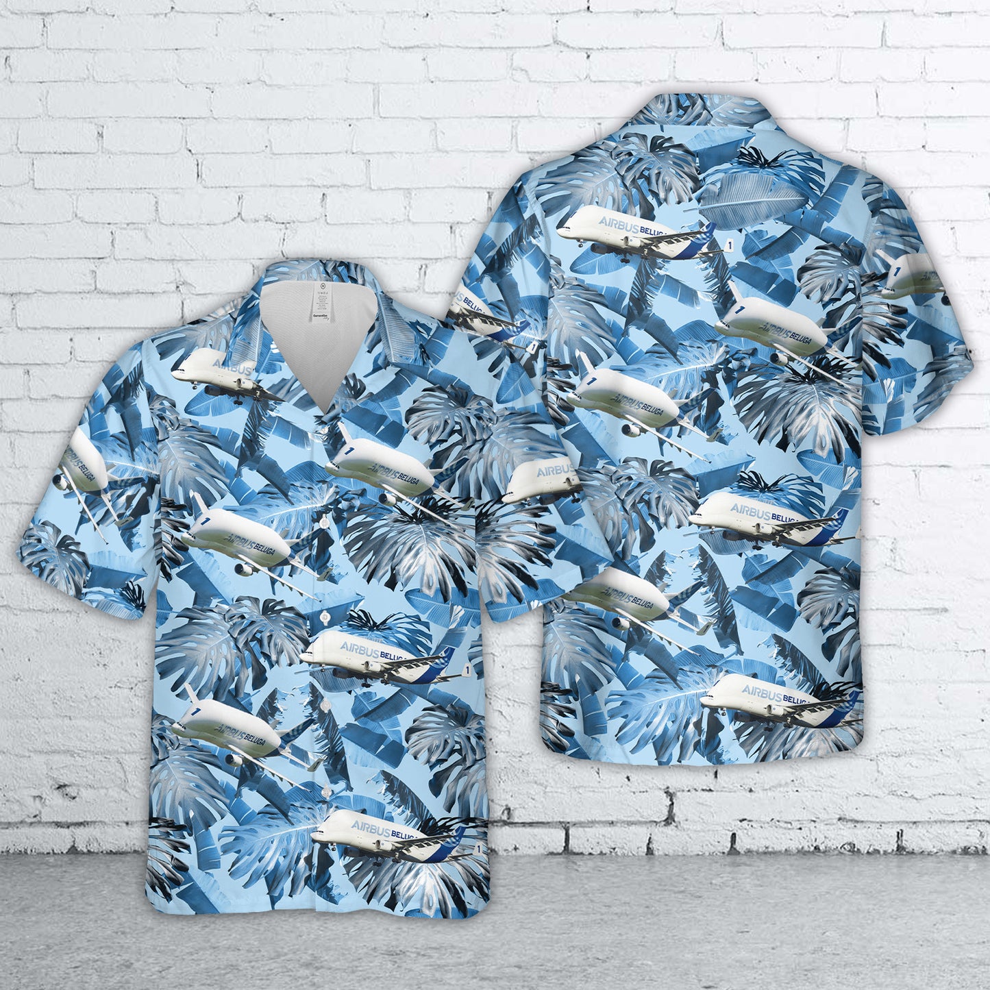 Airbus A300-600ST Beluga Hawaiian Shirt