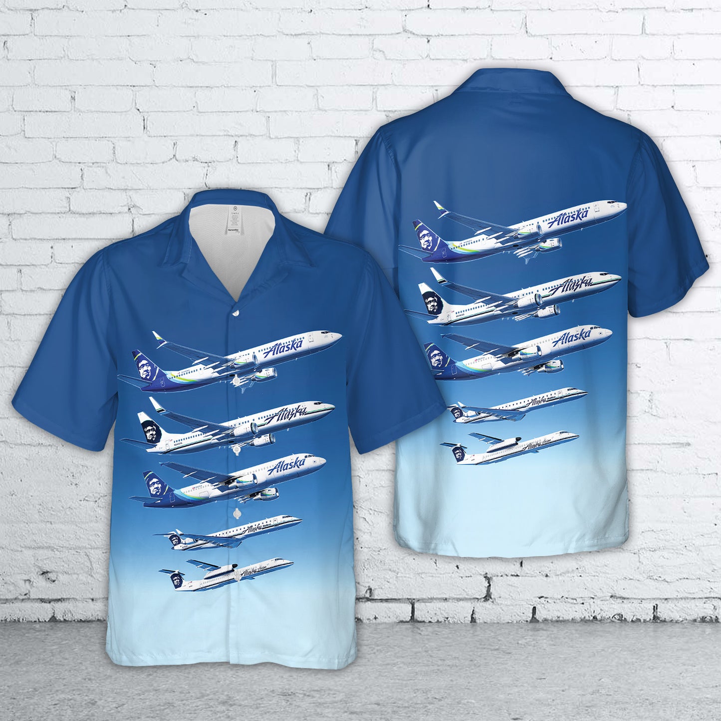 Alaska Airlines Hawaiian Shirt