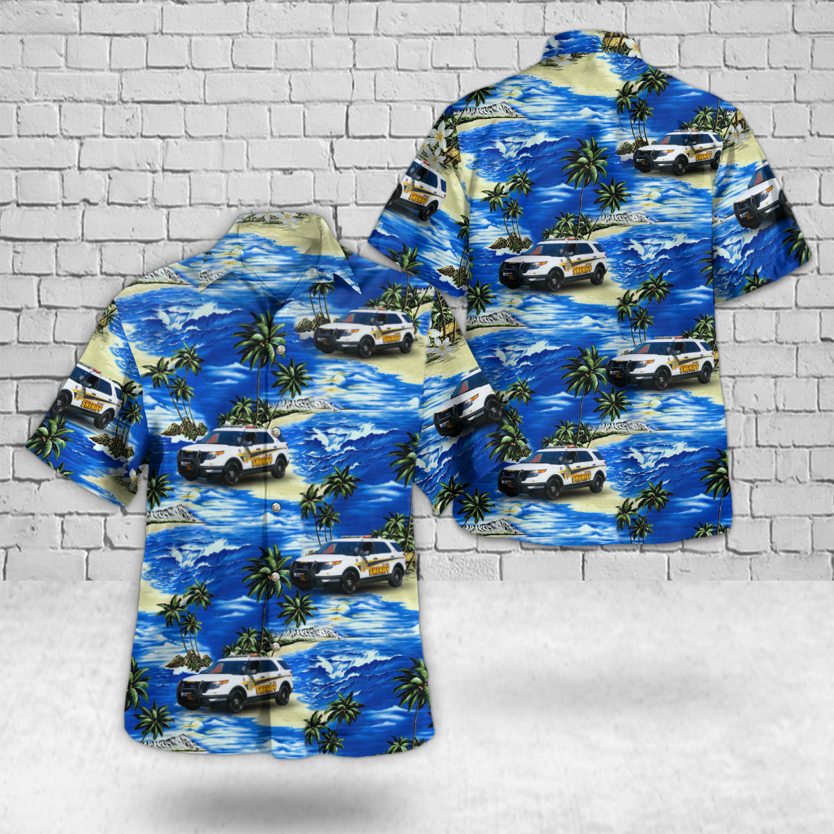 Albany, Oregon, Linn County Sheriffs Office Hawaiian Shirt