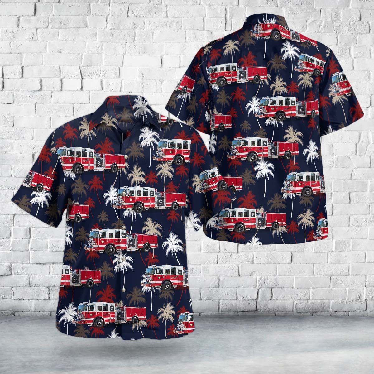 Albertson, New York, Albertson Hook & Ladder, Engine & Hose Company No.1, Inc Hawaiian Shirt