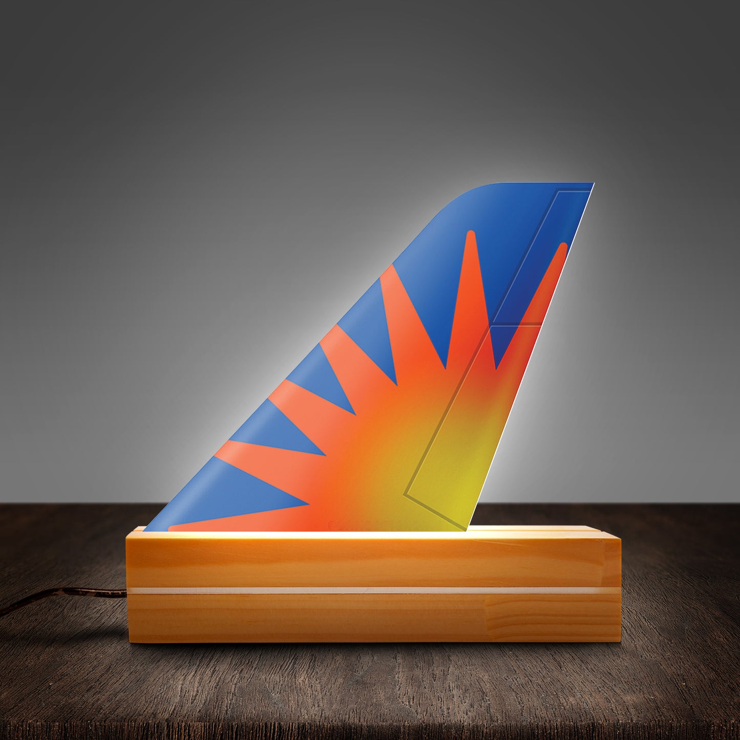 Allegiant Air Tail Custom Shape Photo Night Light