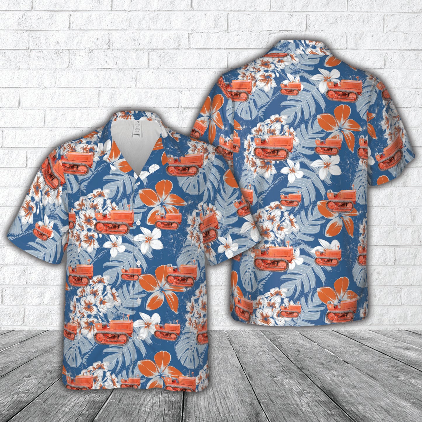 Allis Chalmers Model M Crawler Tractor Hawaiian Shirt