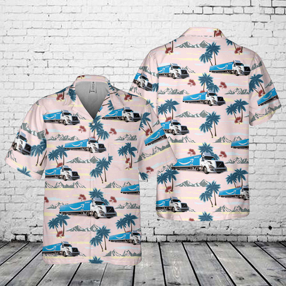 Amazon doubles truck Pocket Hawaiian Shirt