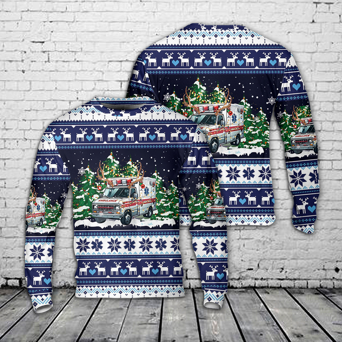 Ambulance Christmas Sweater