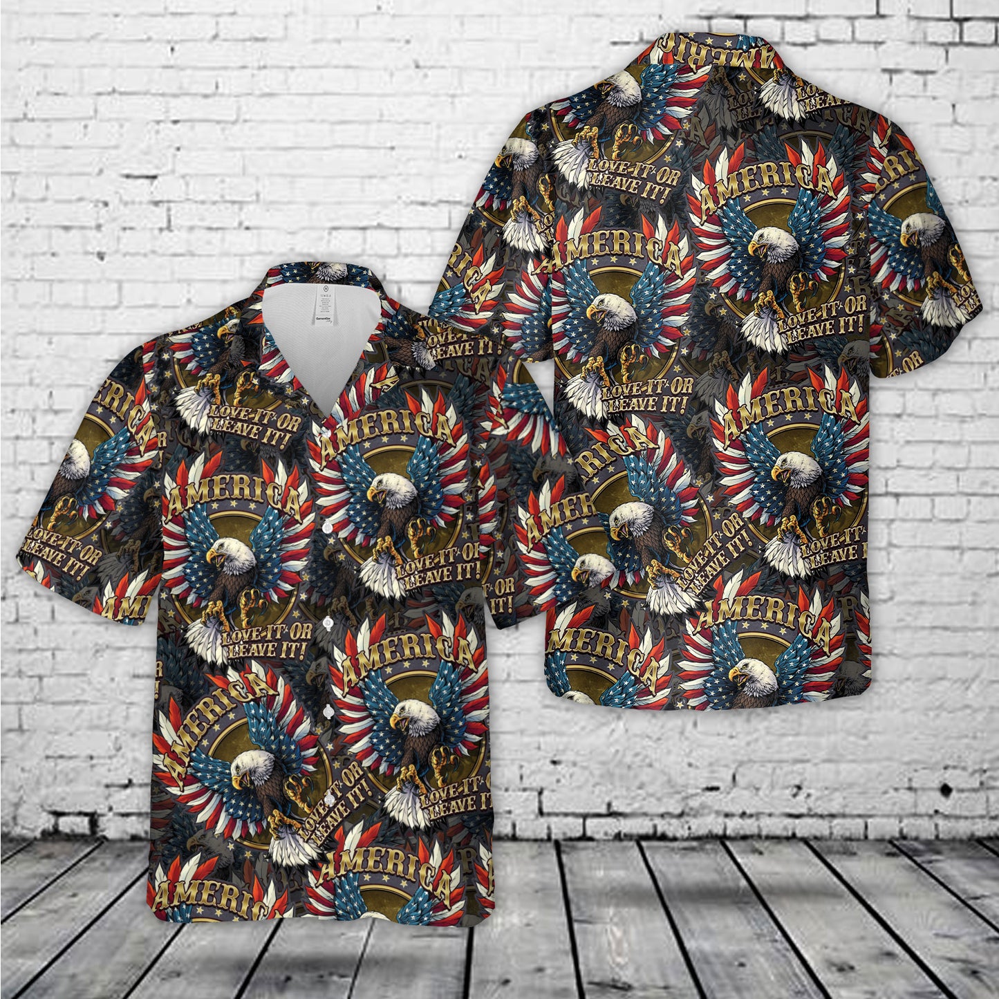 America Love it or Leave it Hawaiian Shirt