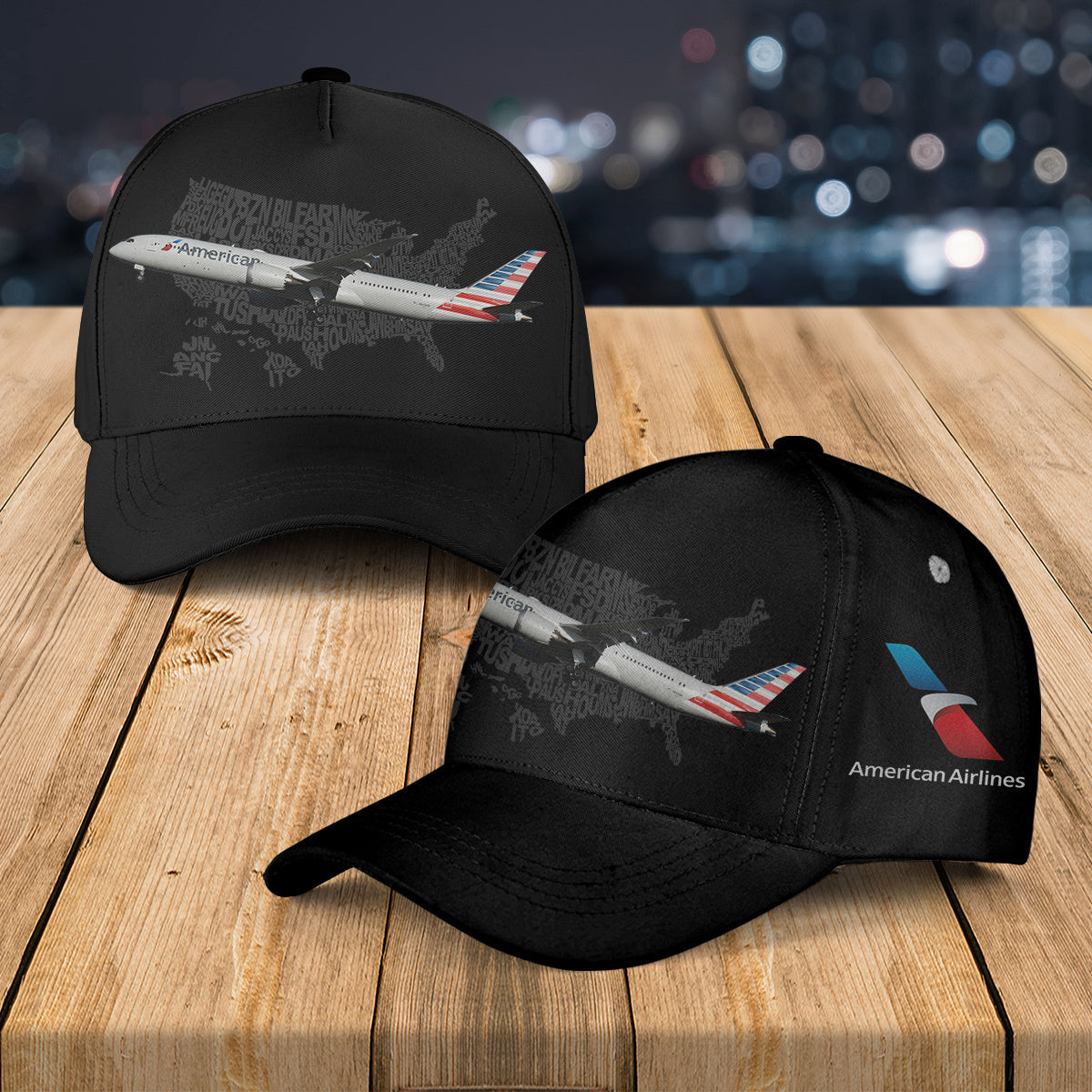 American Airlines Boeing 787-9 Dreamliner Baseball Cap
