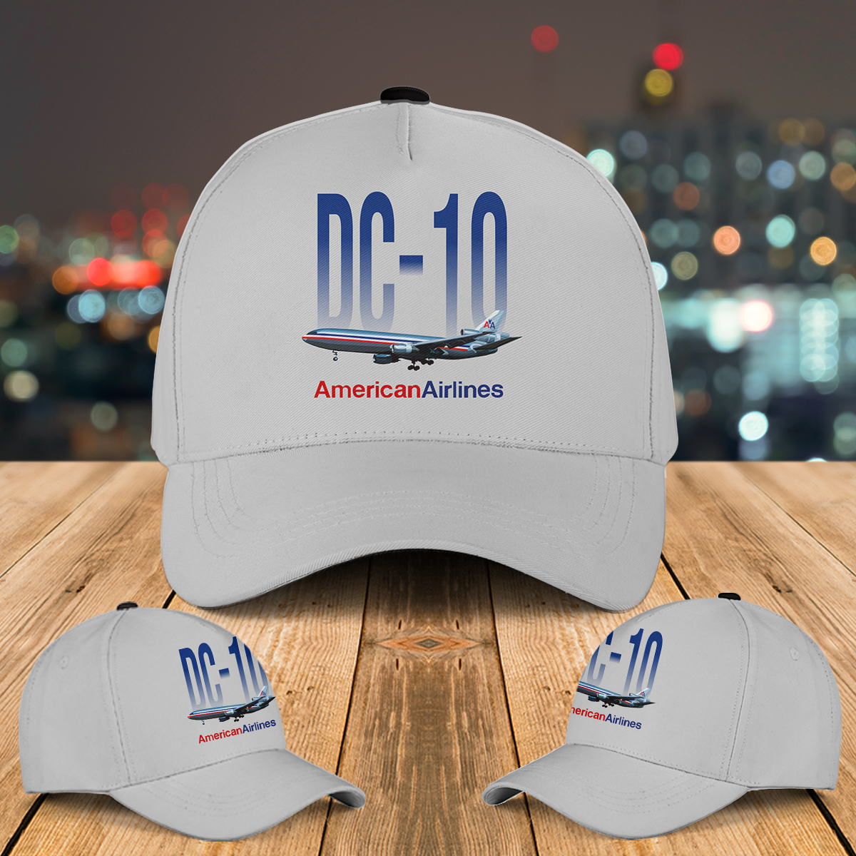 American Airlines DC-10 Baseball Cap