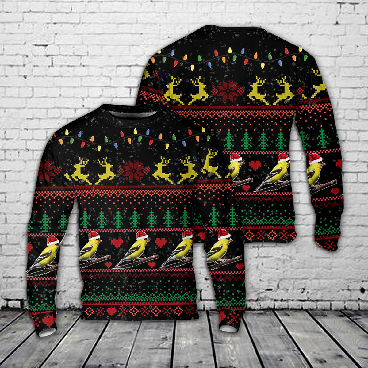 American Goldfinch Christmas Sweater