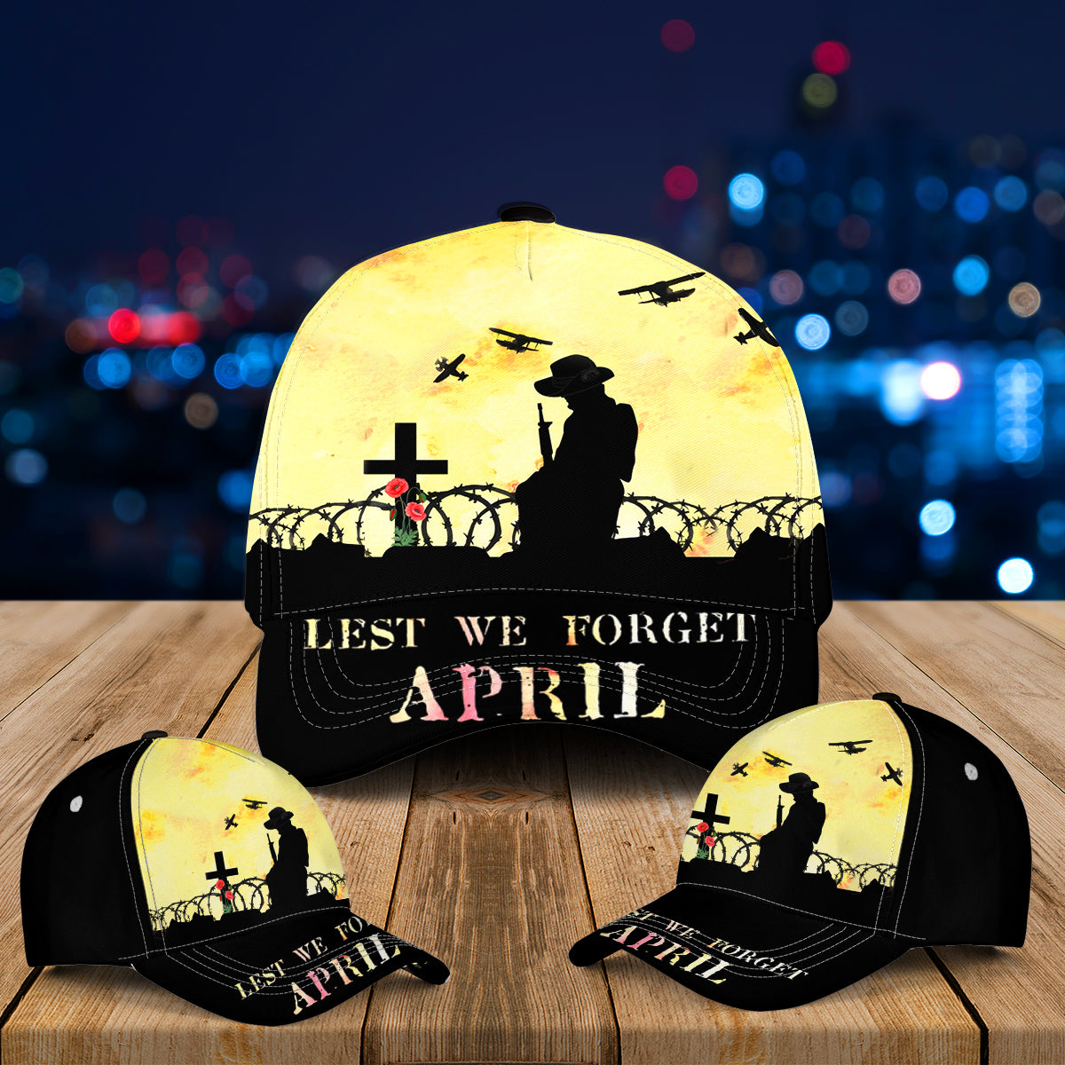 Anzac Day Lest We Forget Remembrance Solider Baseball Cap