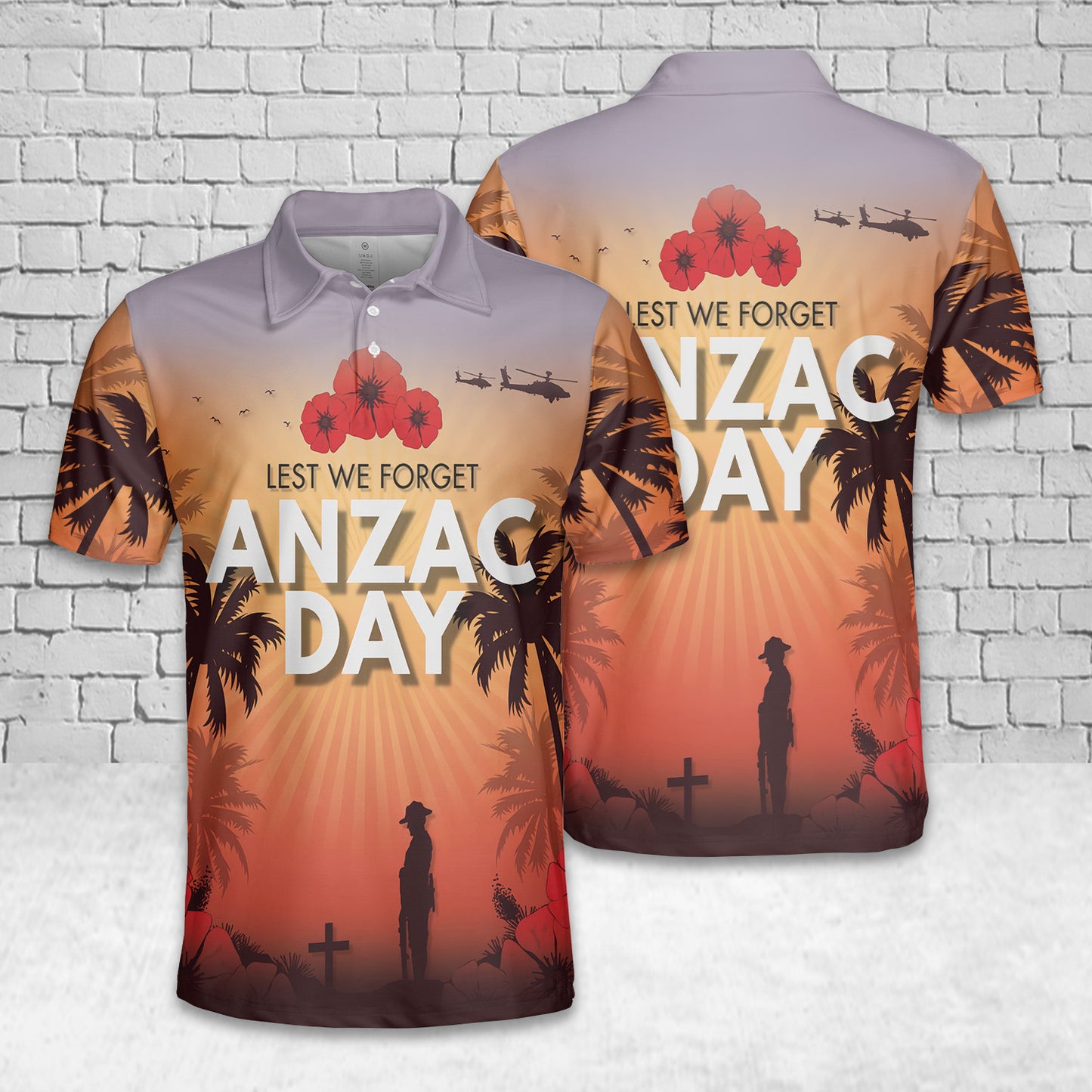 Anzac Day Remembrance Polo Shirt