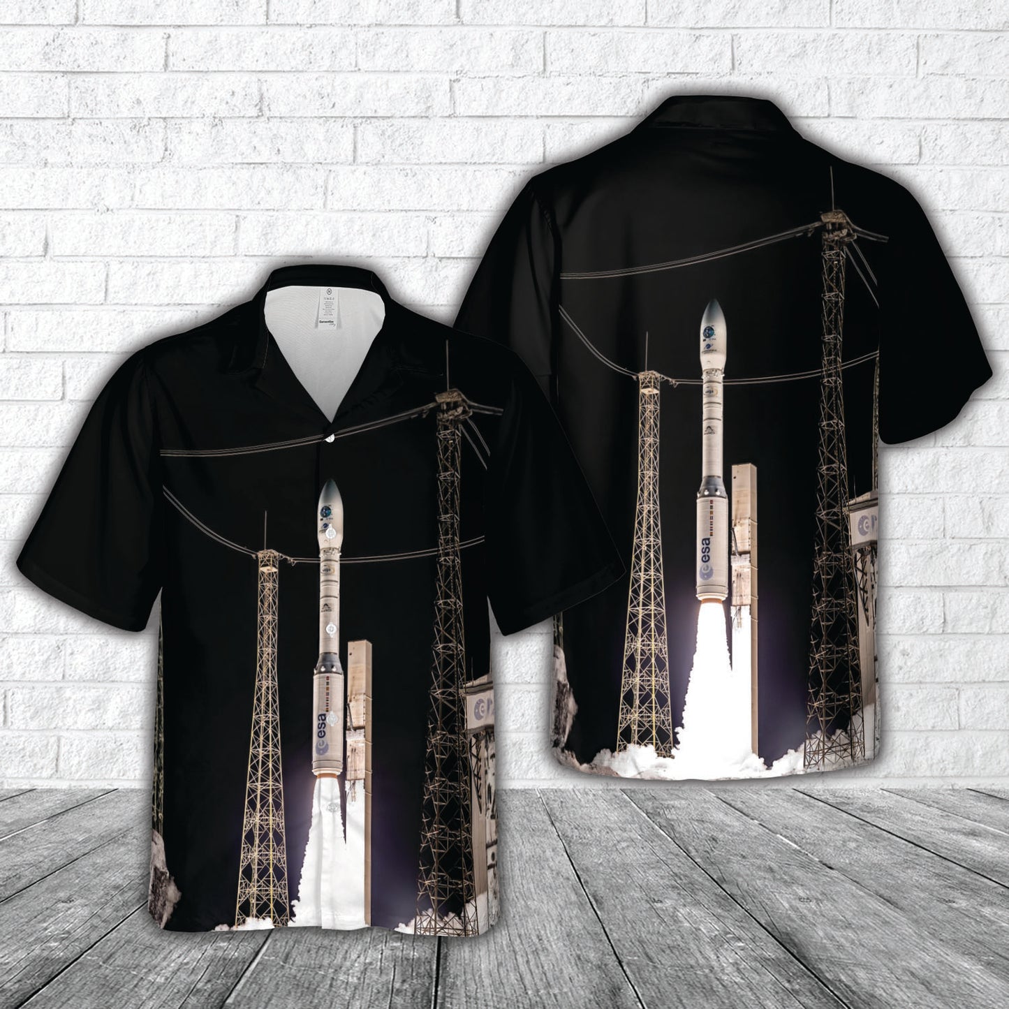 Ariane Space Vega C Hawaiian Shirt