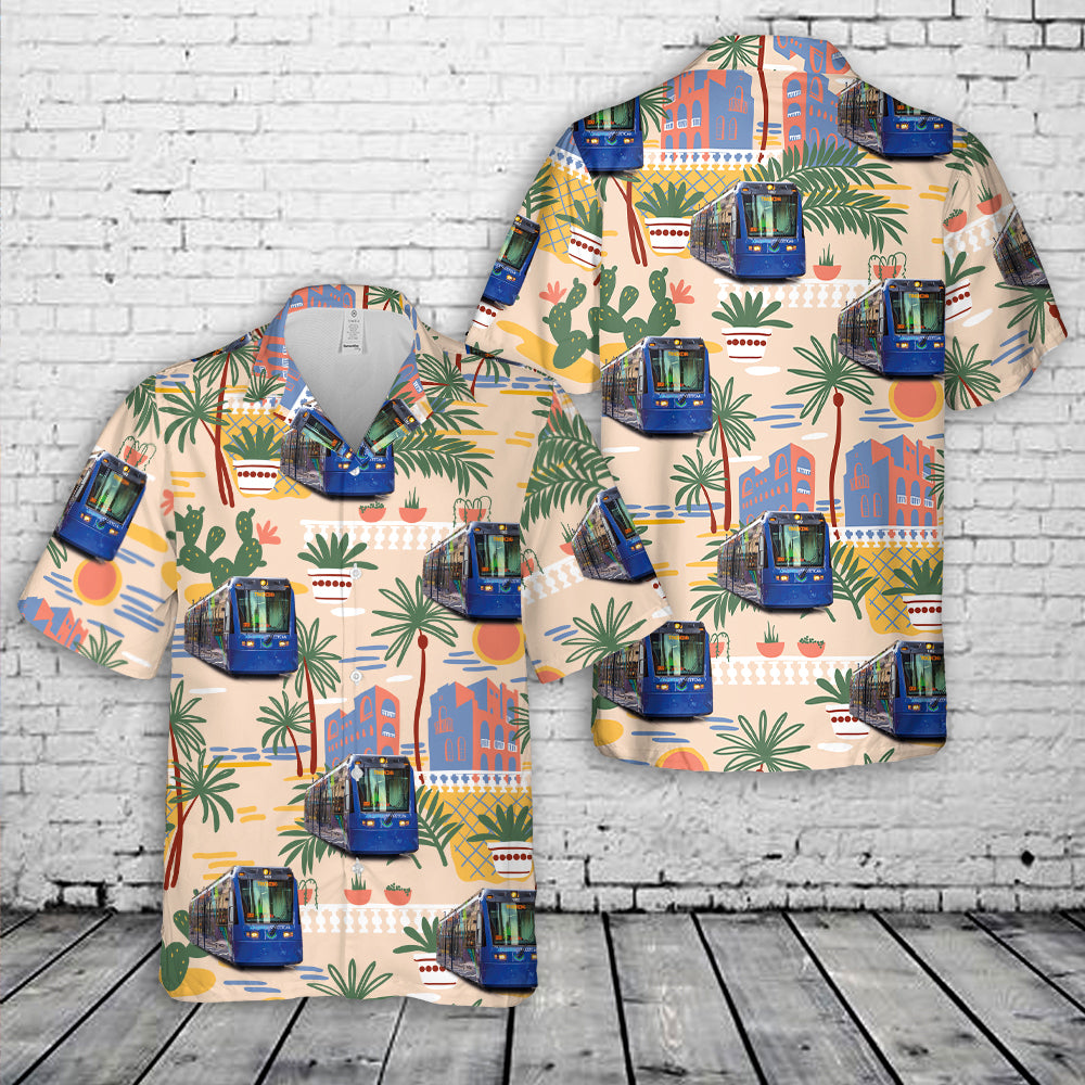Atlanta Streetcar Hawaiian Shirt