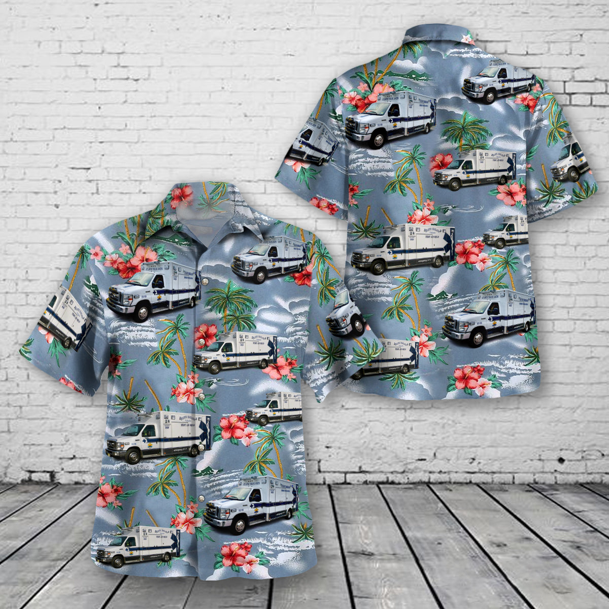 Atlantic Highlands First Aid & Safety Squad, New Jersey Hawaiian Shirt