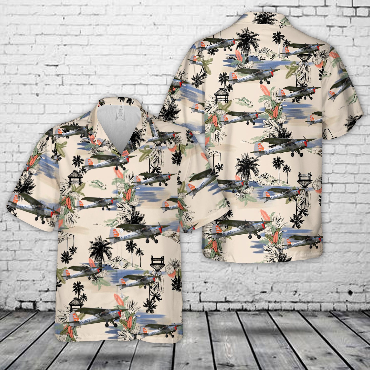 Auster J/5F Aiglet Trainer Hawaiian Shirt